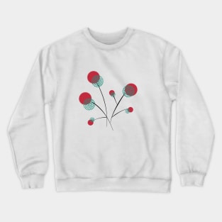 Filigrane Blumen Crewneck Sweatshirt